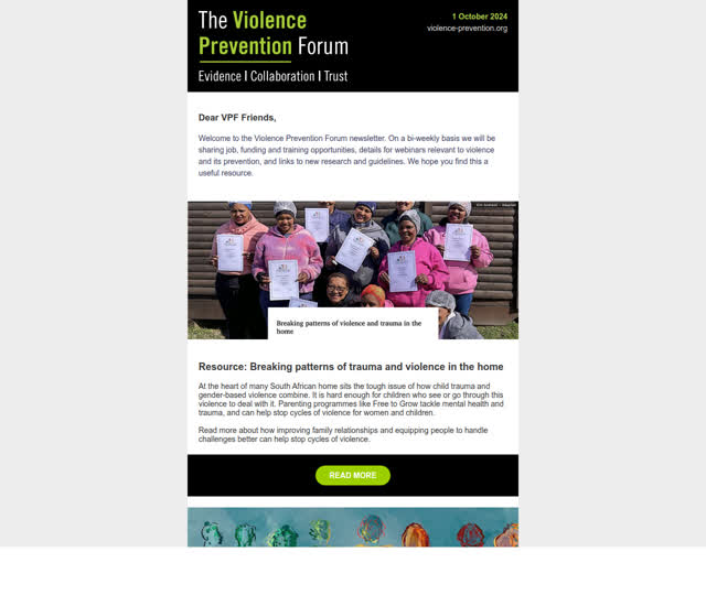 VPF Update 1 October 2024