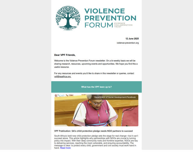 VPF Update 12 June 2025