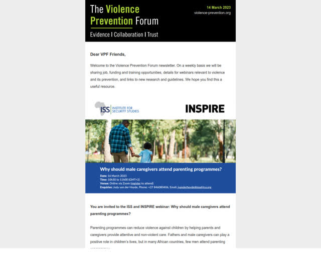 VPF Update 14 March 2023