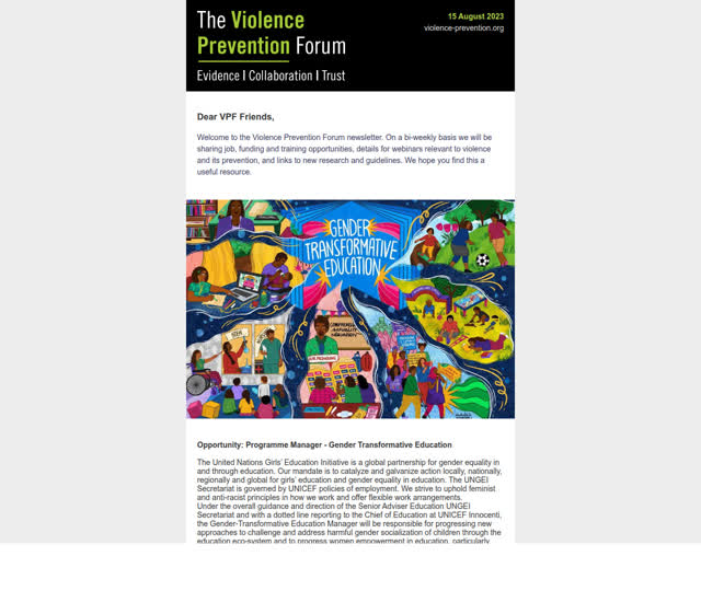 VPF Update 15 August 2023