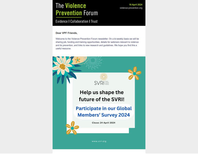 VPF Update 16 April 2024