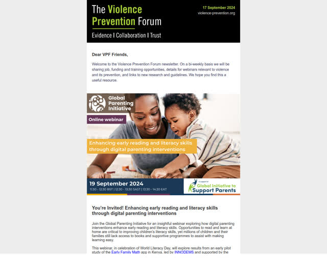 VPF Update 17 September 2024