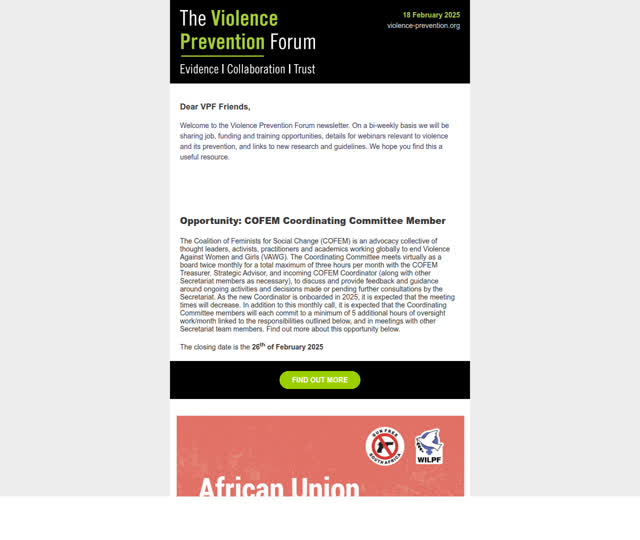 VPF Update 18 February 2025