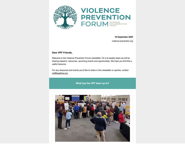 VPF Update 18 September 2025