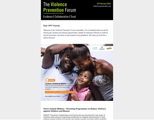 VPF Update 20 February 2024