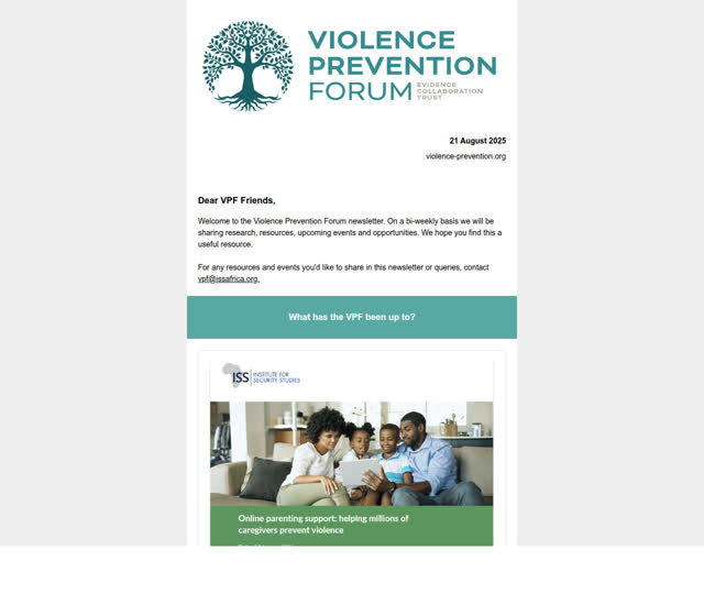 VPF Update 21 August 2025