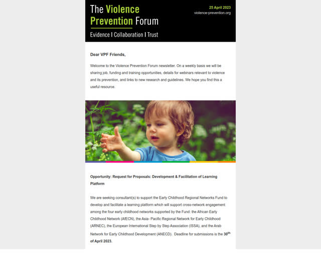 VPF Update 25 April 2023