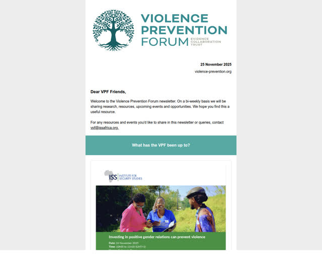 VPF Update 25 November 2025