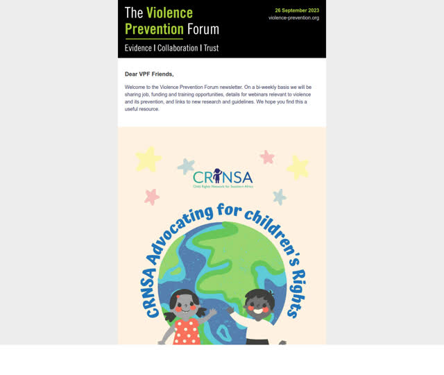 VPF Update 26 September 2023