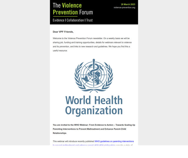 VPF Update 28 March 2023