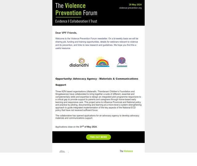 VPF Update 28 May 2024