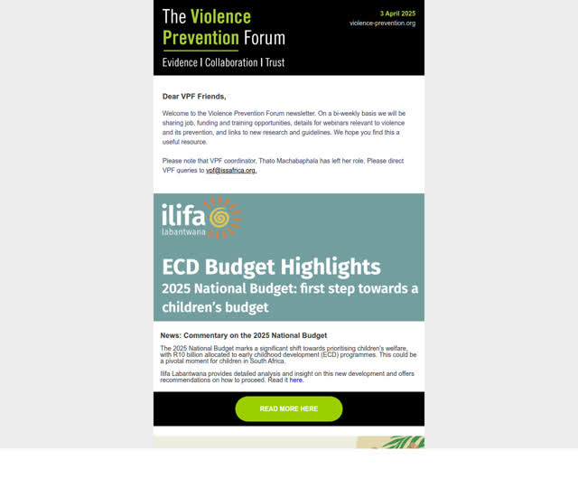 VPF Update 3 April 2025