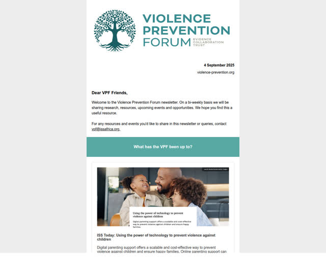 VPF Update 4 September 2025