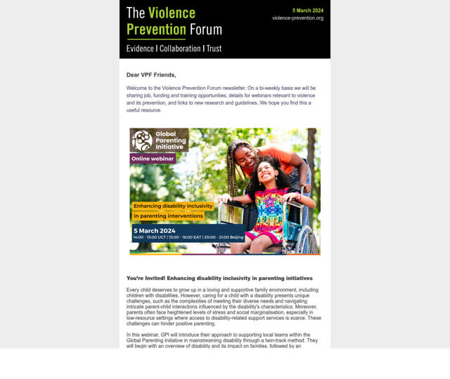 VPF Update 5 March 2024