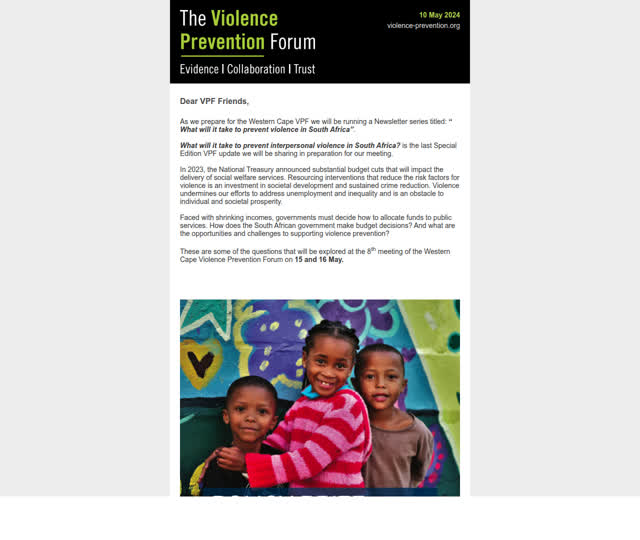 VPF Update: Special Edition 10 May