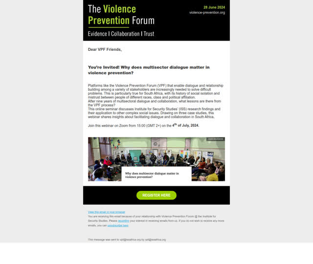 VPF Update: Special Edition 28 June