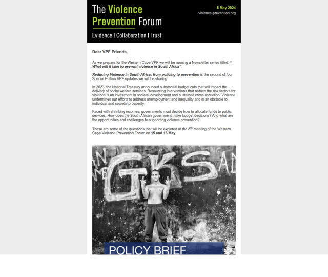 VPF Update: Special Edition 6 May